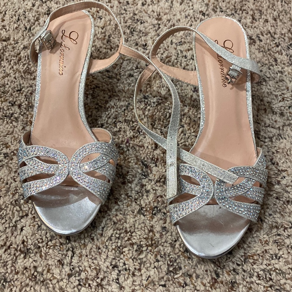 sparkly heels